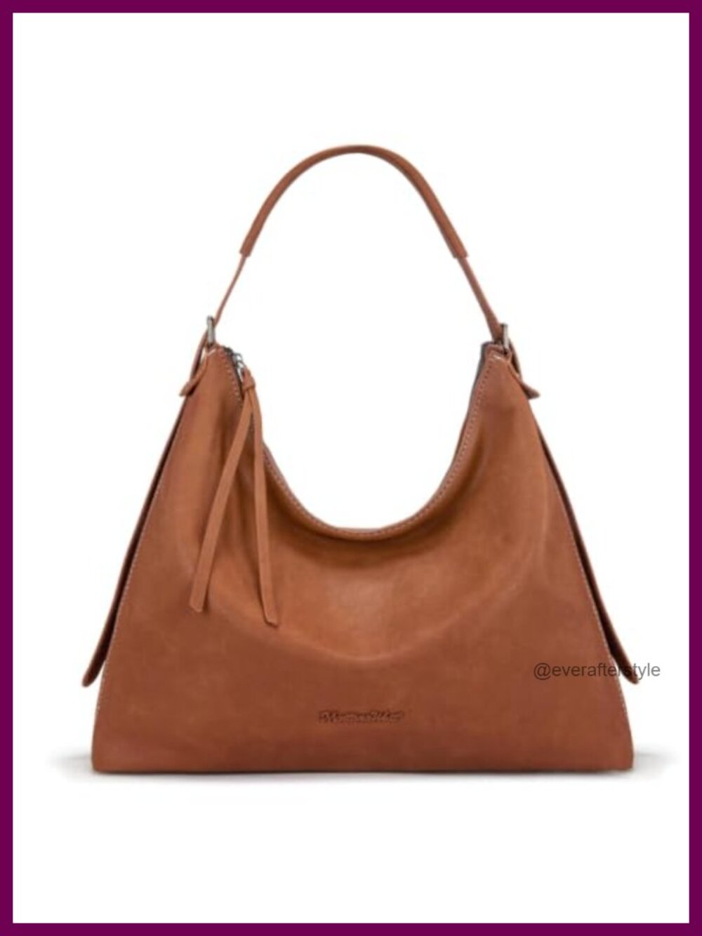 Large Slouchy Hobo Shoulder Bag Ultra Soft PU Leather Crossbody Purse